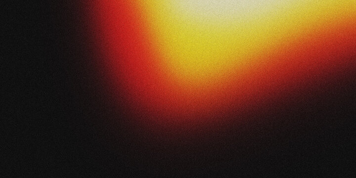 Dark red and golden orange glow abstract background, grainy gradient light with soft blur, modern banner poster header backdrop web design