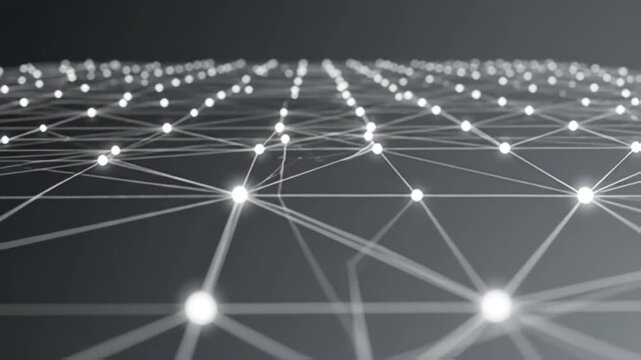 Abstract interconnected network of nodes forming a complex system