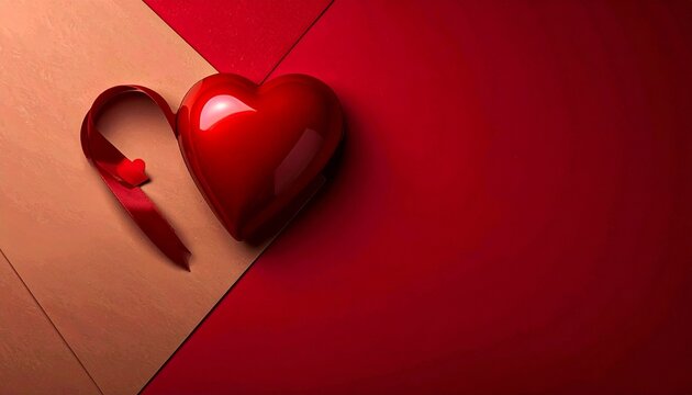 Imagen minimalista de San Valent&iacute;n con est&eacute;tica de lujo, fondo limpio y elegante, detalle dorado sutil y amplio espacio para texto, ideal para marcas premium, campa&ntilde;as exclusivas y dise&ntilde;o publicitario