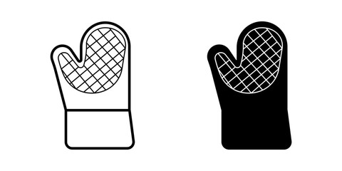 graphic gloves vector icon illustration