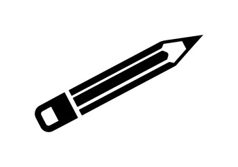 Minimalist Pencil Vector Silhouette
