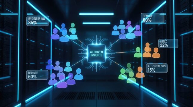 AI Driven Insights Connecting Diverse Workforce Segments Engineering Remote Gen ZAI Specialists data
