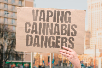 "Vaping Cannabis Dangers" Electronic marijuana poses risks. VAPING. ELECTRONIC. DANGERS. RISKS. HEALTH.