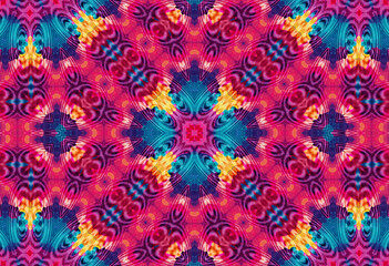 Bright multicolored background with abstract pattern