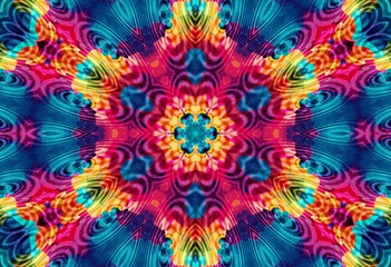 Bright multicolored background with abstract pattern