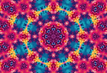 Bright multicolored background with abstract pattern