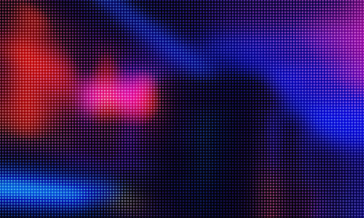 Abstract neon background, diode gradient, bright, cell.