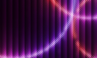 Abstract neon gradient background. Glass effect, neon lines.