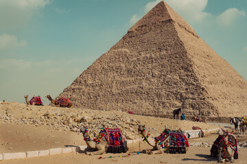 Pyramids of Giza in Egypt