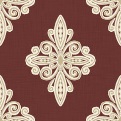 vintage abstract background red cream