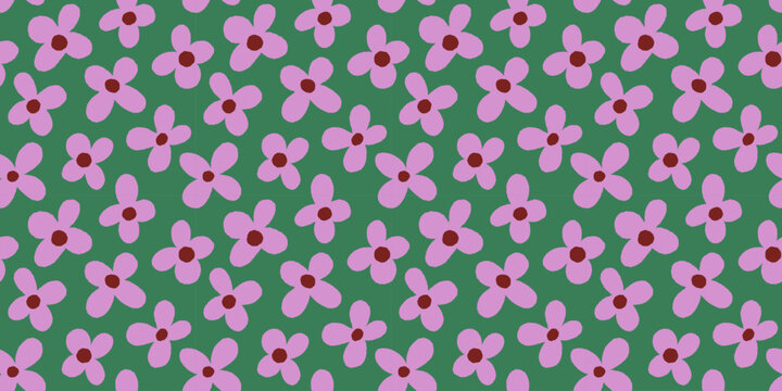 Vector seamless pattern with abstract hand-drawn imperfect rough edges, quirky whimsical doodle style and geometric shapes, bright dopamine decor backgrounds 