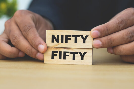Nifty fifty 50 indian stock market index