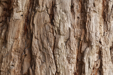 Rough tree bark texture with deep cracks and weathered wooden surface