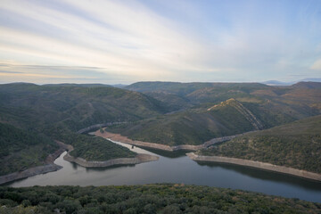 Monfrague Tagus reservoir panorama © MiguelA