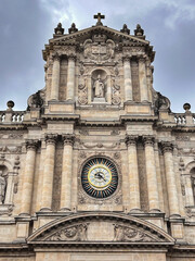 The Eglise Saint-Paul-Saint-Louis is a church built in the mid-17th century on rue Saint-Antoine in the Marais quarter of Paris, France. It's the first church in Paris to use the new Baroque style.