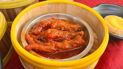 Chicken feet chinese style culinary