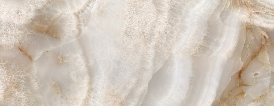 Beautiful white onyx marble stone texture.