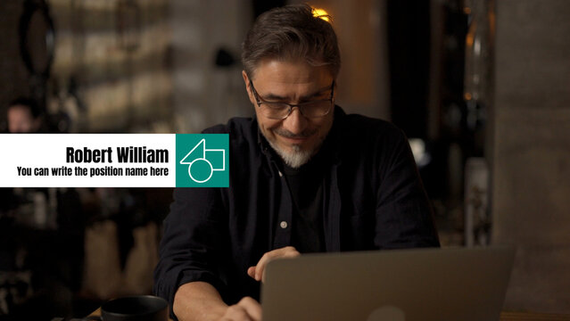 Lower Thirds with Logo Animation