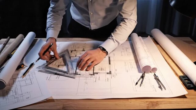 Architectural drafting and design process