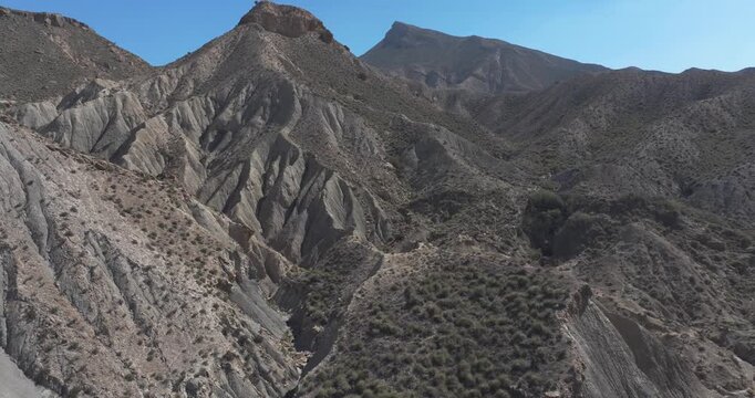 Tabernas Desert wide valley