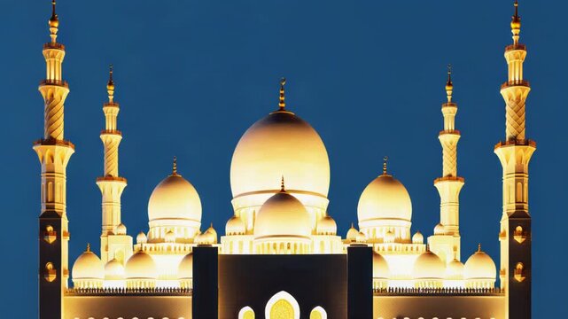 Video A large white building with a prominent clock on its side, suitable for use in time-related or architectural contexts