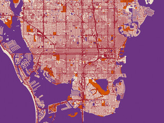 St. Petersburg, Florida &ndash; street map