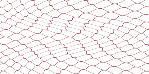 Mesh texture for fishing net. Seamless pattern for sportswear or football gates, volleyball net, basketball hoop, hockey, athletics. Abstract net background for sport. Vector