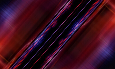 Abstract neon scene background, rays, light effect. 3D rendering