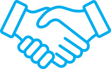 Obraz premium handshake icon. Handshake simple icon set. Business agreement handshake line and flat icon. Handshake icon in heart shape. Shaking hand representing partnership, trust, friendship, teamwork and more