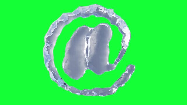 Liquid At Symbol on Green Screen

3D rendering of a breathing fluid at symbol gently pulsing and moving on green screen.
