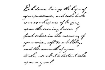 Vintage Ephemera Letter Overlay