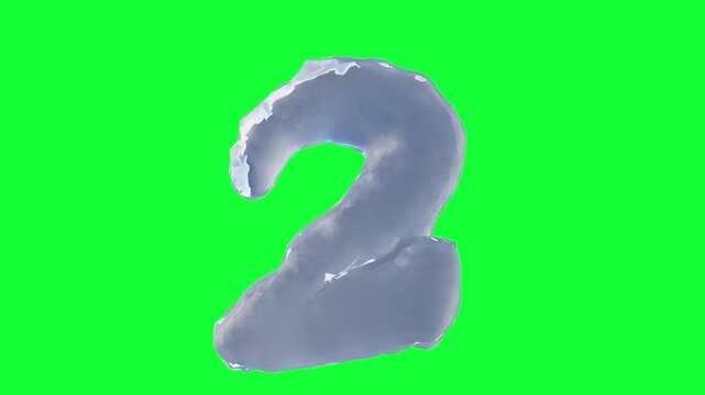 Liquid Number 2 on Green Screen

3D rendering of a breathing fluid number 2 gently pulsing and moving on green screen.

