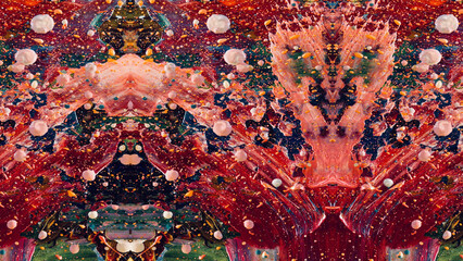 Abstract art background . Hand painting artwork on canvas .