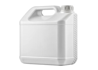 plastic canister mockup isolated on a transparent background.