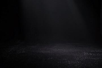 Dark Empty Background with Spotlight for Product Display