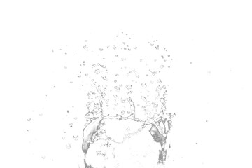 Fototapeta premium Dynamic Water Splash Overlay