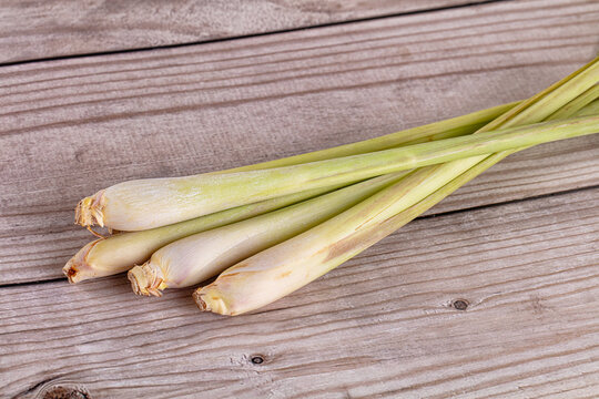 Fresh freen lemongrass aroma heap