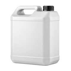 plastic canister mockup isolated on a transparent background.