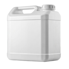plastic canister mockup isolated on a transparent background.