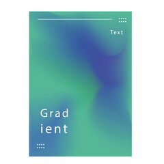 Abstract Gradient Poster with Minimalist Design and Typography Elements for Graphic Design and Branding Projects