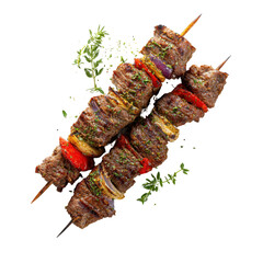 Grilled Beef Skewers with Vegetables