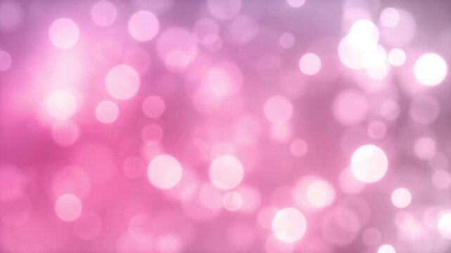 pink white light romantic bokeh background animation