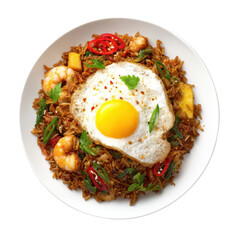Fried Rice With Egg and Shrimp