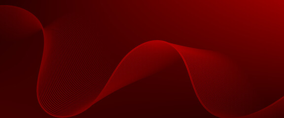 banner background, red gradations,wave line shape,memphis background. abstract line background. abstract wavy lines background.