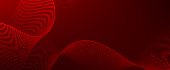 banner background, red gradations,wave line shape,memphis background. abstract line background. abstract wavy lines background.
