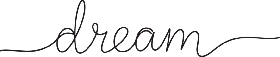 Hand-drawn dream typography © PixelForge Studio