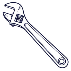 Obraz premium Adjustable wrench