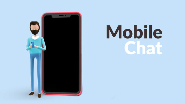 Explainer Man Chatting