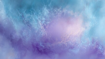 Obraz premium Ethereal Dreamscape - A Symphony of Blue, Purple, and Light.