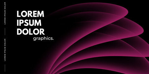 Minimal Elegant background with flowing gradient shapes. 